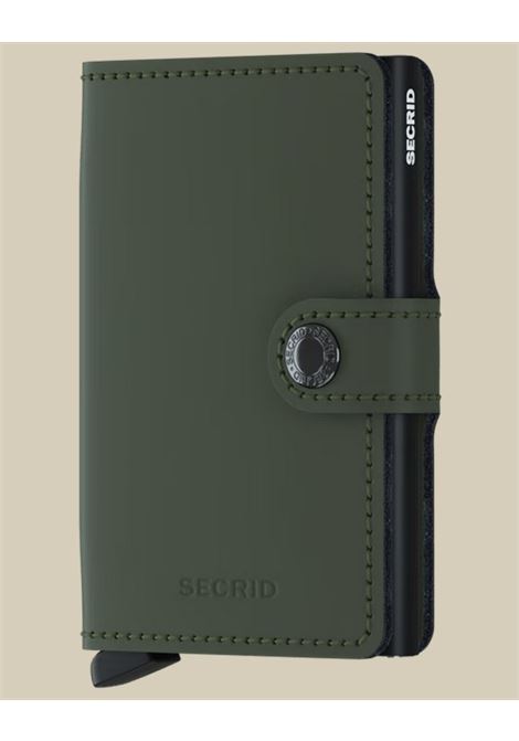 miniwallet matte green-black SECRID | MM-MATTEGREEN BLACK